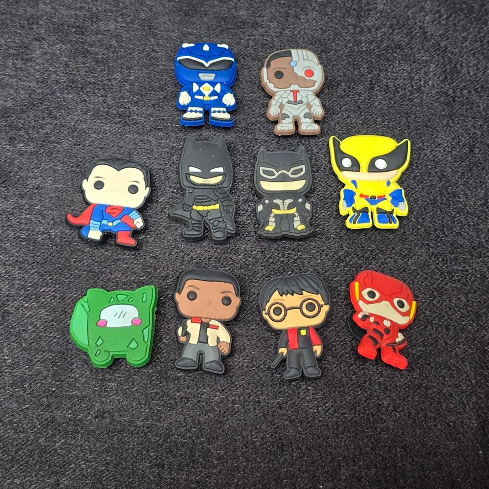 DC Super Heroes Jibbitz Charms Personalize Croc Sandals - Super Hero's Potter